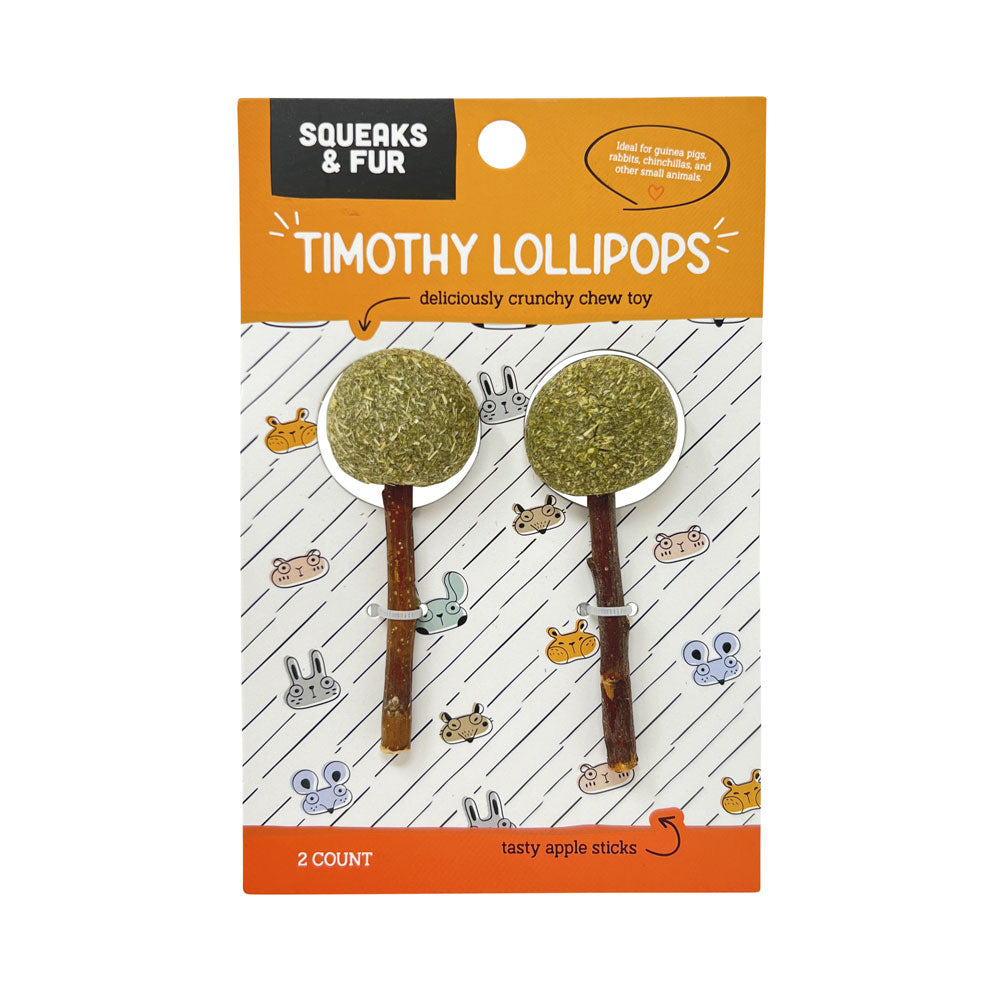 Timothy Lollipops 2 pack - Squeaks & Fur