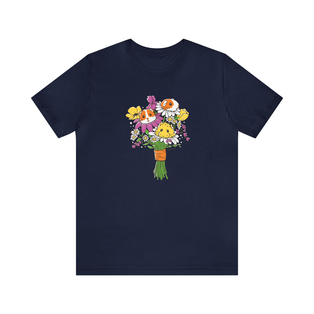 Piggy Flowers T-Shirt - Adult