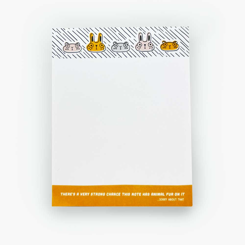 Squeaks & Fur Notepad