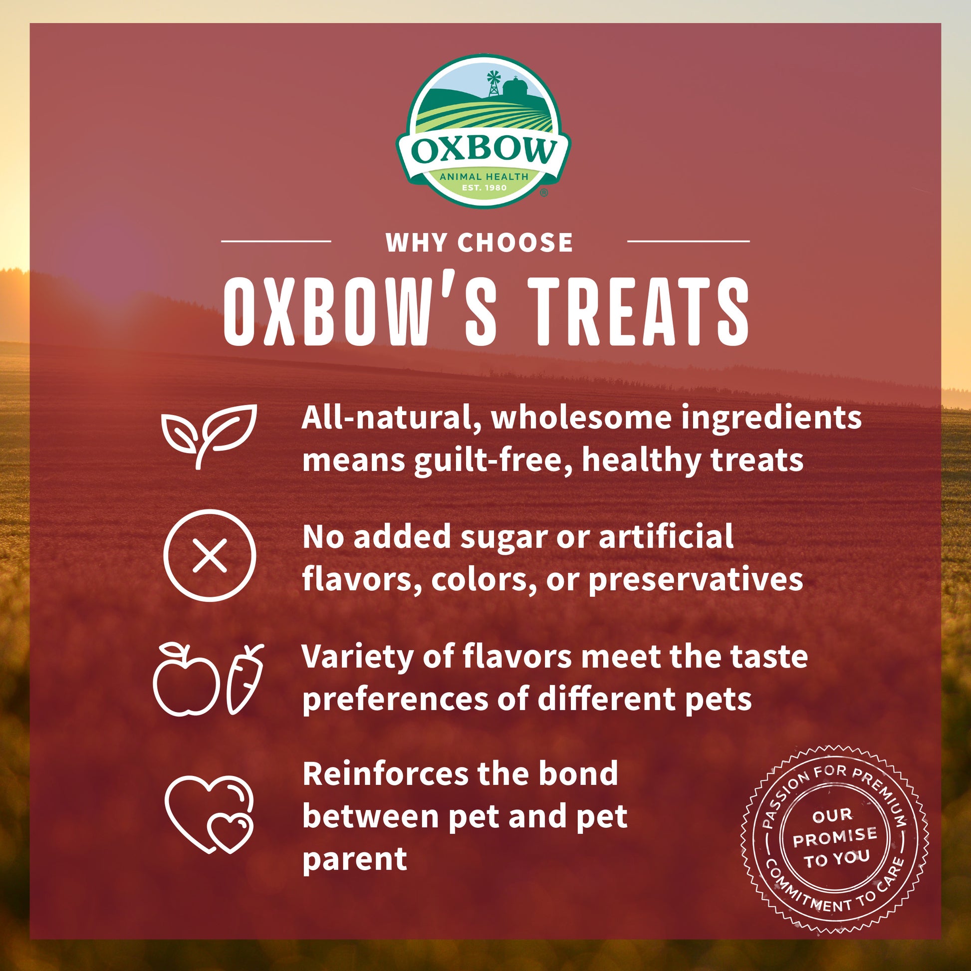 Oxbow treat promise.