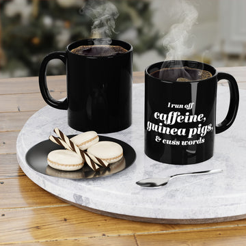 Caffeine Guinea Pig - Black Coffee Mug 11oz