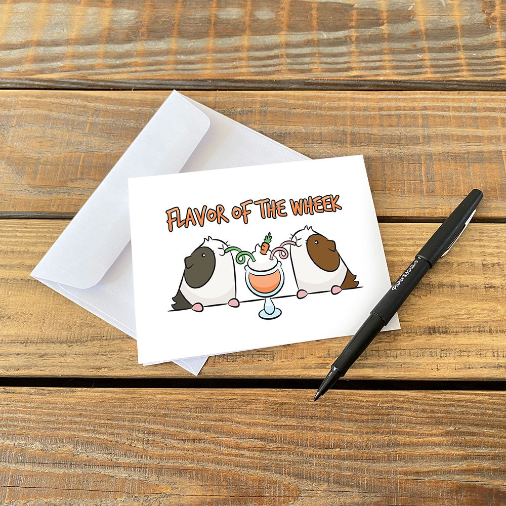 Greeting Card & Envelope - Flavor of the WHEEK