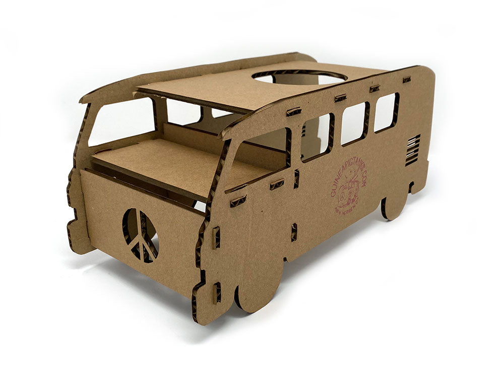 Cardboard Hippie Van